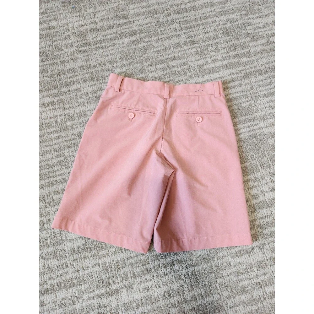 Vineyard Vines Performance Club Boy's Salmon Pink Chino Shorts Size 8